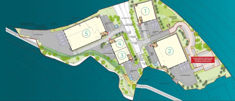 Frimley Business Park, Camberley à louer - Plan de site - Image 2 de 2