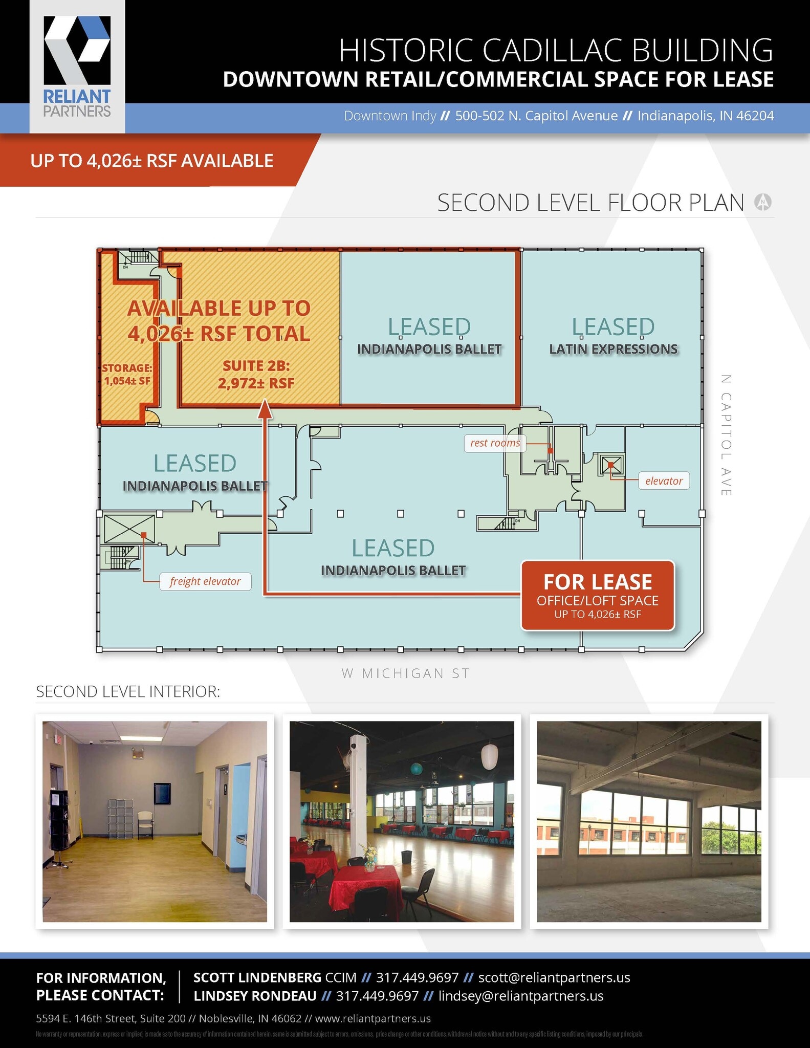 500-502 N Capitol Ave, Indianapolis, IN à louer Photo intérieure- Image 1 de 1