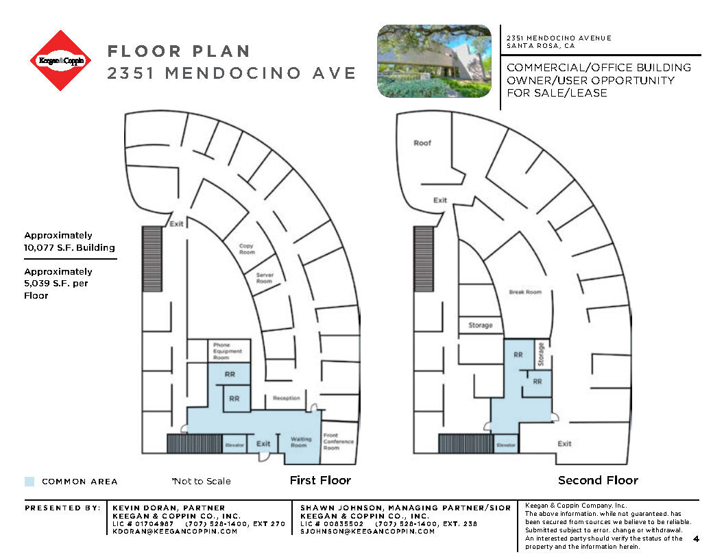 2351 Mendocino Ave, Santa Rosa, CA for lease Floor Plan- Image 1 of 5
