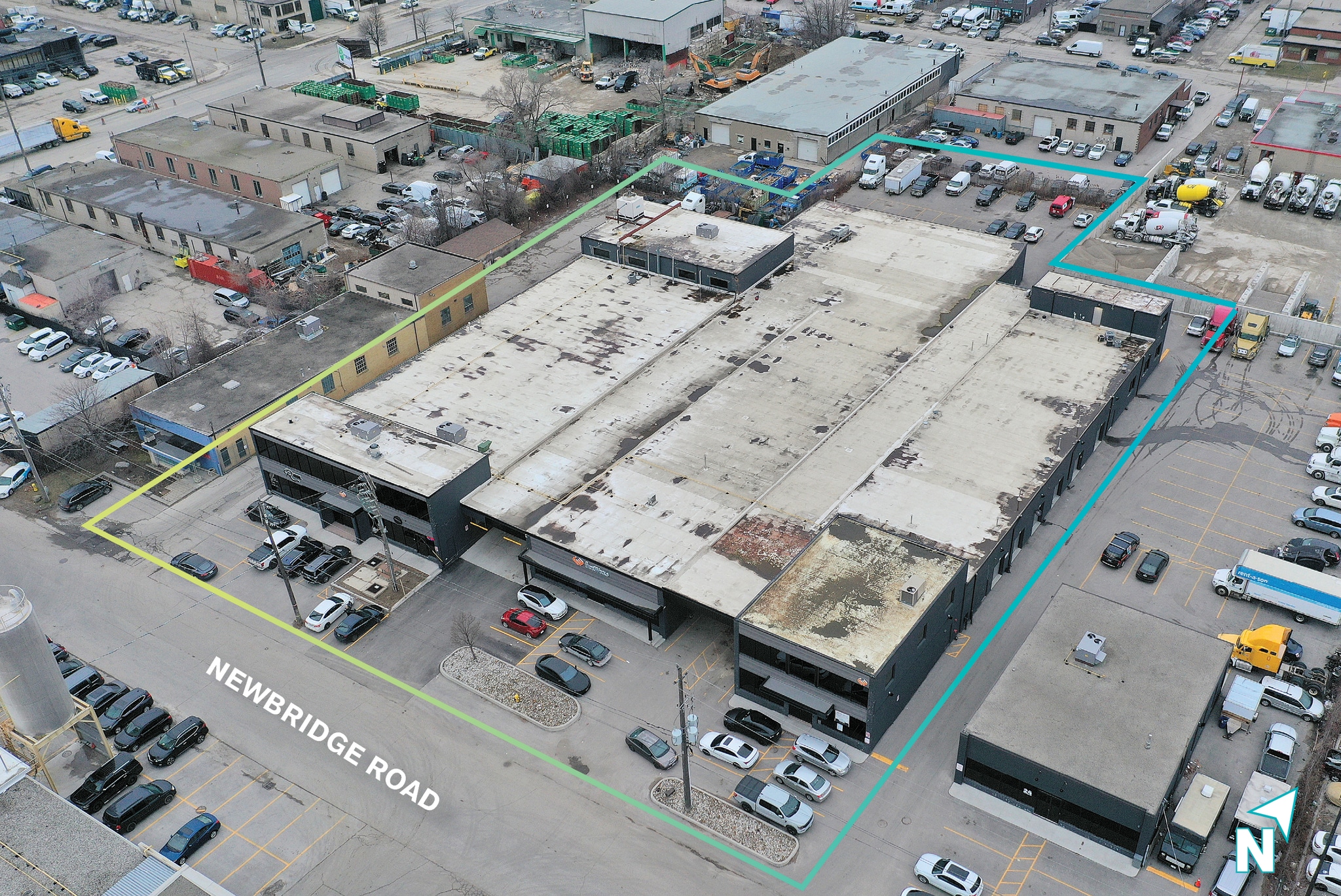 16-20 Newbridge Rd, Toronto, ON for sale Aerial- Image 1 of 7