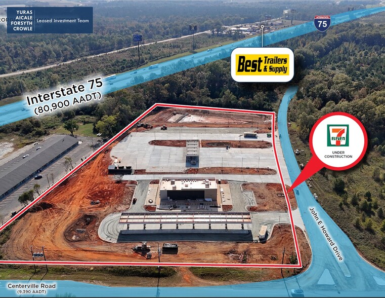 GA Highway 247 Connector, Byron, GA for sale - Aerial - Image 2 of 4