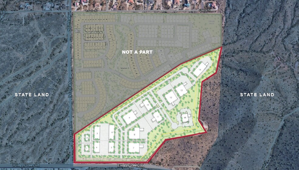 NEC Central Ave & Happy Valley Rd, Phoenix, AZ à vendre - Plan de site - Image 2 de 3