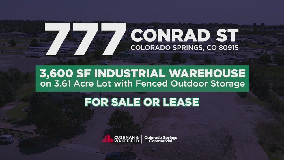 777 Conrad St, Colorado Springs, CO for lease - Commercial Listing Video - Image 2 of 11