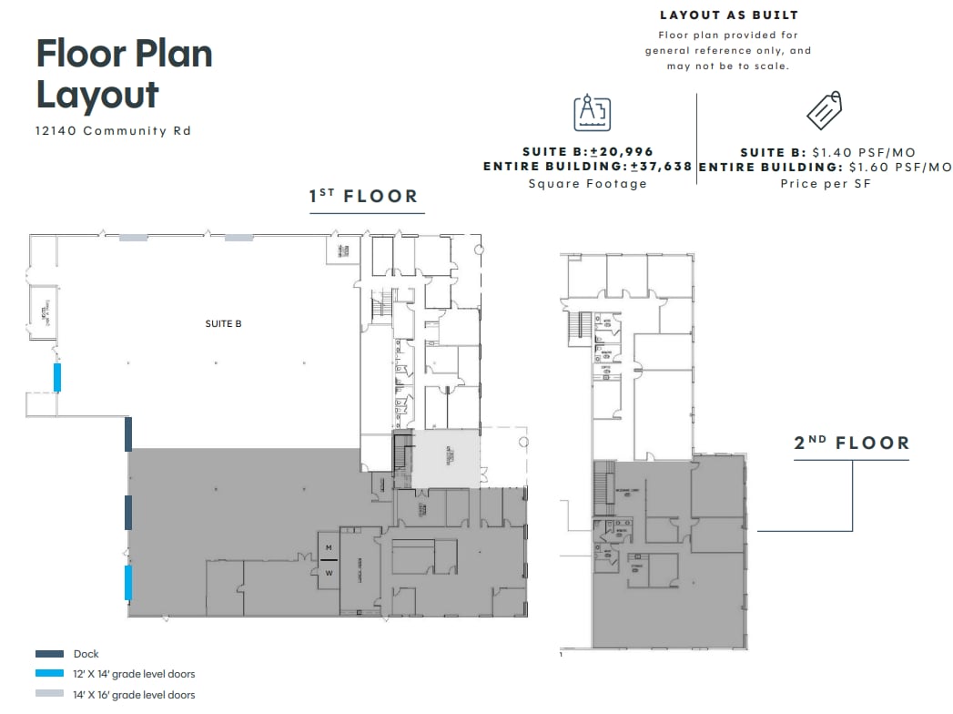 12140 Community Rd, Poway, CA for lease Floor Plan- Image 1 of 1