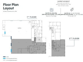 12140 Community Rd, Poway, CA for lease Floor Plan- Image 1 of 1