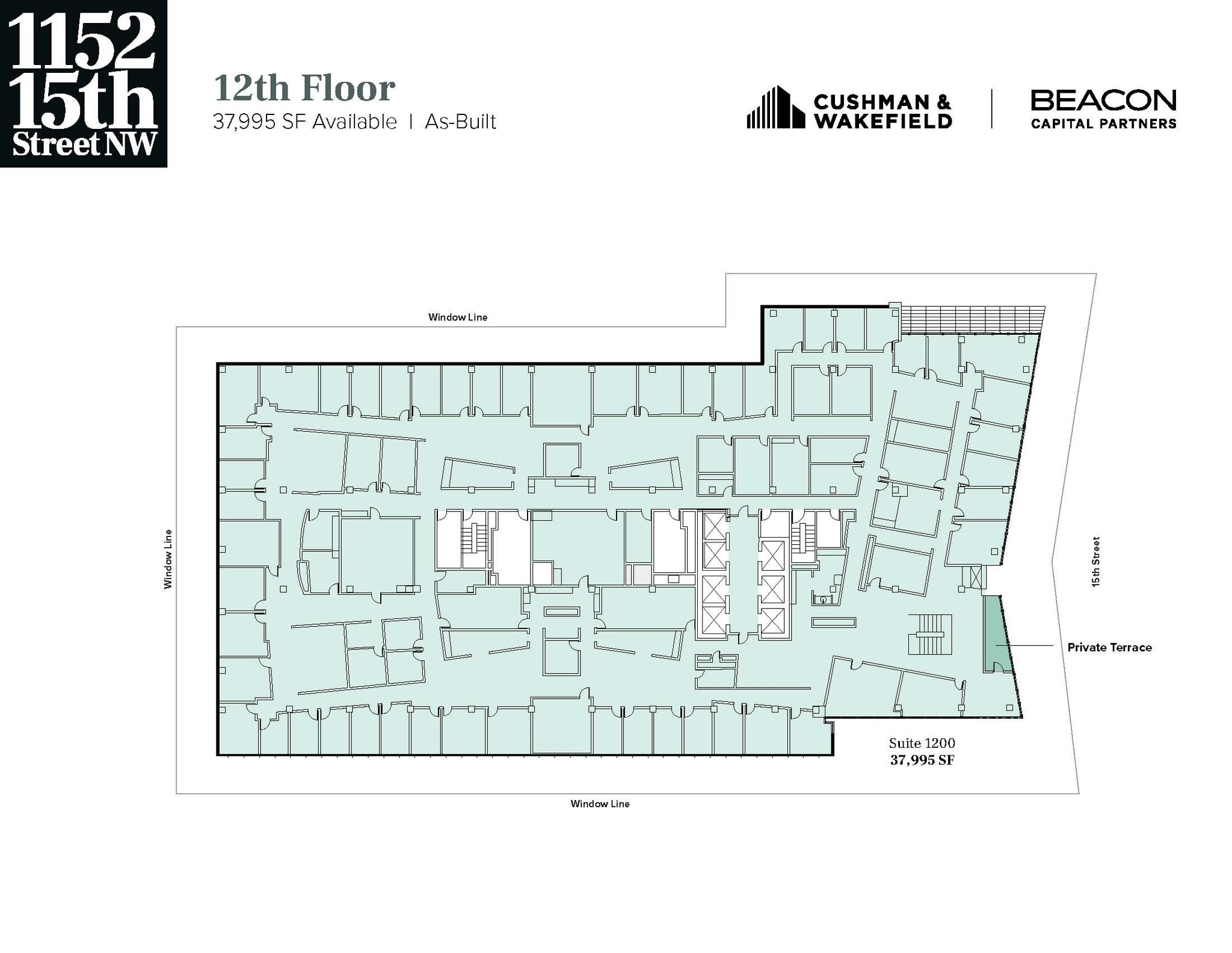 1152 15th St NW, Washington, DC à louer Plan d’étage- Image 1 de 1