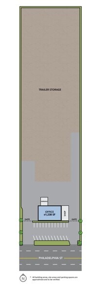 2151 E Philadelphia St, Ontario, CA à louer - Plan de site - Image 2 de 2