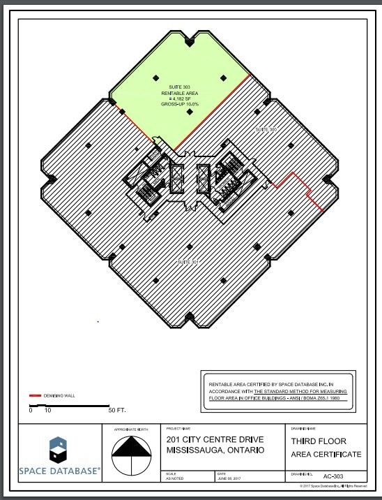 201 City Centre Dr, Mississauga, ON for lease Floor Plan- Image 1 of 1