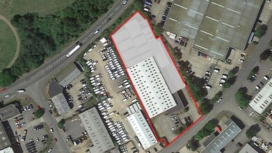 6 Blackstone Rd, Huntingdon, CAM - AÉRIEN  Vue de la carte