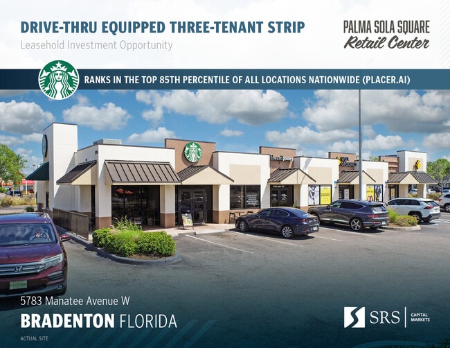 Plus de détails pour 5783 Manatee Ave W, Bradenton, FL - Commerce de détail à vendre