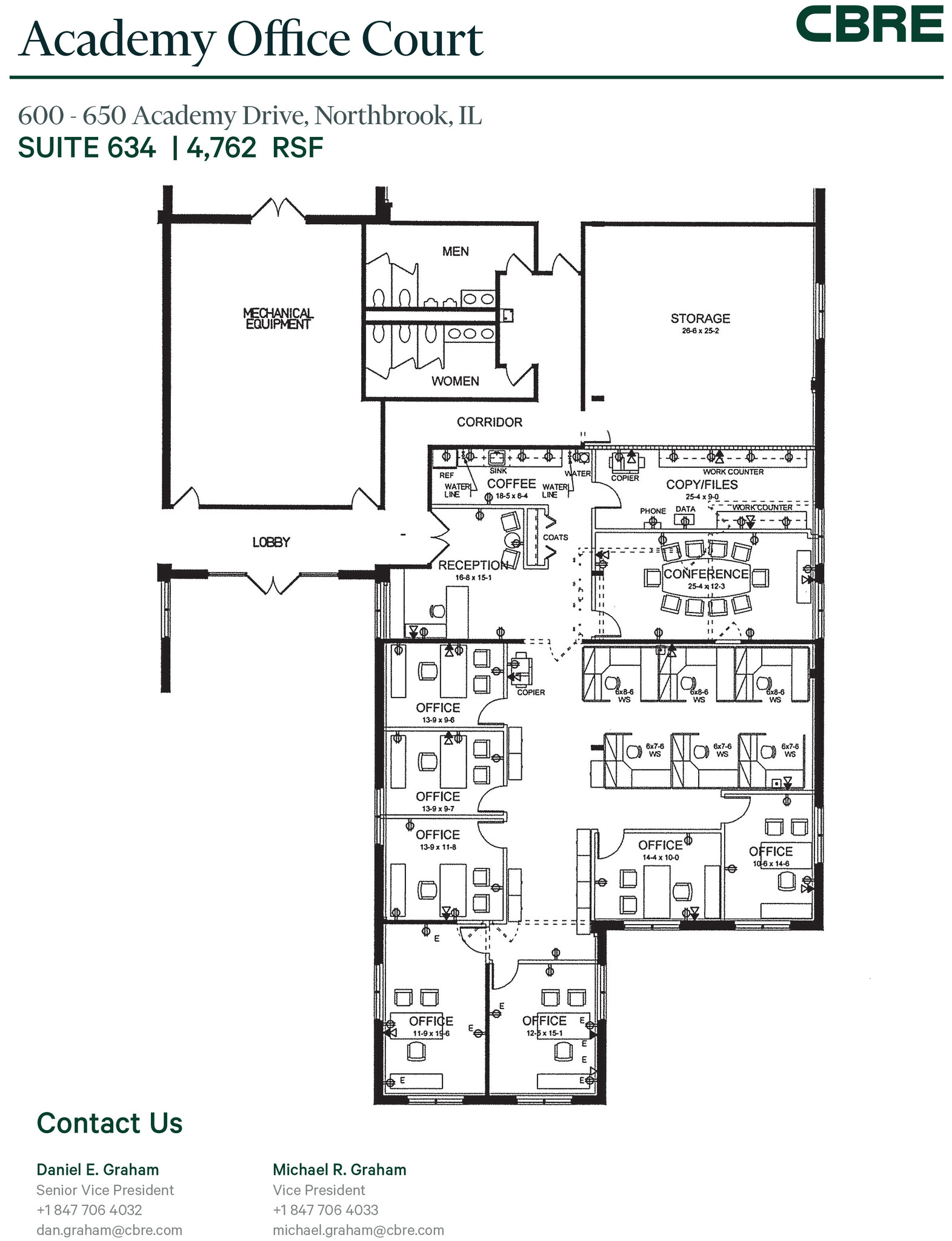 600-650 Academy Dr, Northbrook, IL for lease Floor Plan- Image 1 of 3