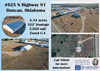 More details for 4925 North Hwy 81, Duncan, OK - Flex for Lease