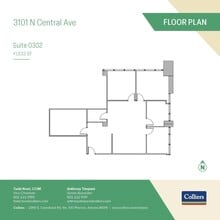 3101-3111 N Central Ave, Phoenix, AZ for lease Floor Plan- Image 1 of 6