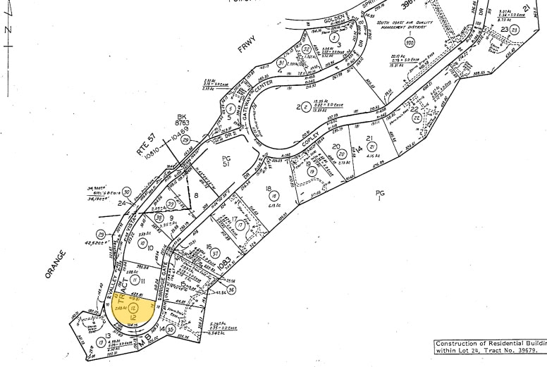 1550 Valley Vista Dr, Diamond Bar, CA à louer - Plan cadastral - Image 2 de 12