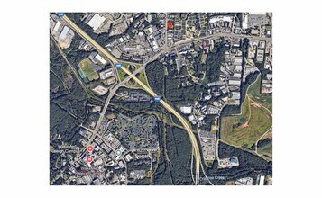 1708 Trawick Rd, Raleigh, NC - AERIAL  map view