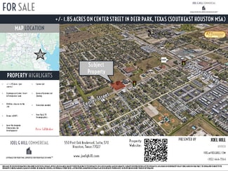 More details for 4501 Center St, Deer Park, TX - Land for Sale