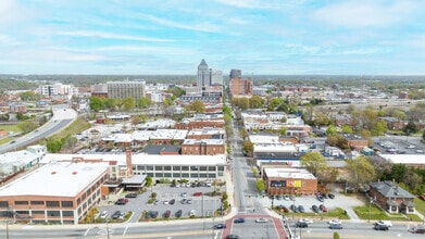 201 S Elm St, Greensboro, NC - AERIAL  map view
