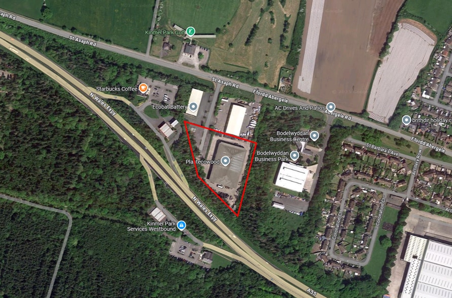 Abergele Rd, Rhyl for sale - Aerial - Image 2 of 5