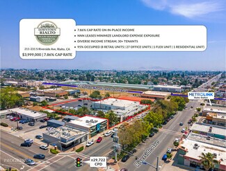 Plus de détails pour 211-230 S Riverside Ave, Rialto, CA - Commerce de détail à vendre