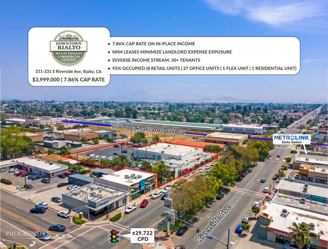 More details for 211-230 S Riverside Ave, Rialto, CA - Retail for Sale