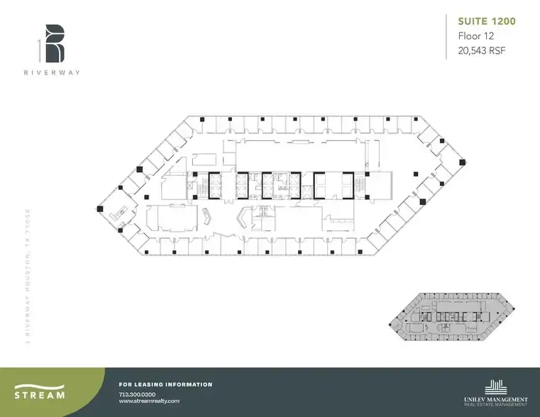 1 Riverway, Houston, TX for lease Floor Plan- Image 1 of 1