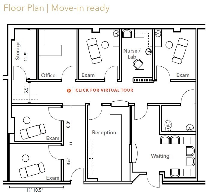 16069-16233 Sylvester Rd SW, Burien, WA à louer Plan d’étage- Image 1 de 4