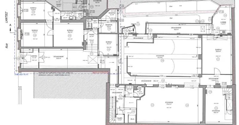 Bureau dans Paris à louer - Plan d’étage - Image 3 de 5