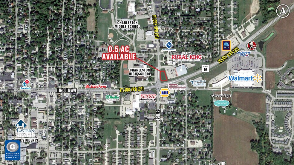 18th St, Charleston, IL à louer - Photo du bâtiment - Image 2 de 2