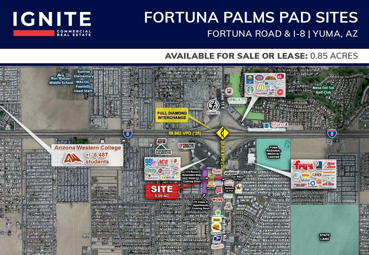 11348 South Fortuna Road, Yuma, AZ for lease Map- Image 1 of 7