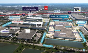 901 Carlow Dr, Bolingbrook, IL - Aerial  map view