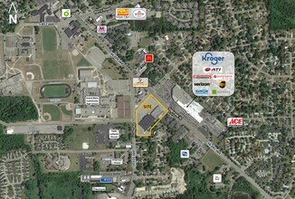 NEC Saginaw Rd & Bella Vista Rd, Grand Blanc, MI - Aerial map view - Image1