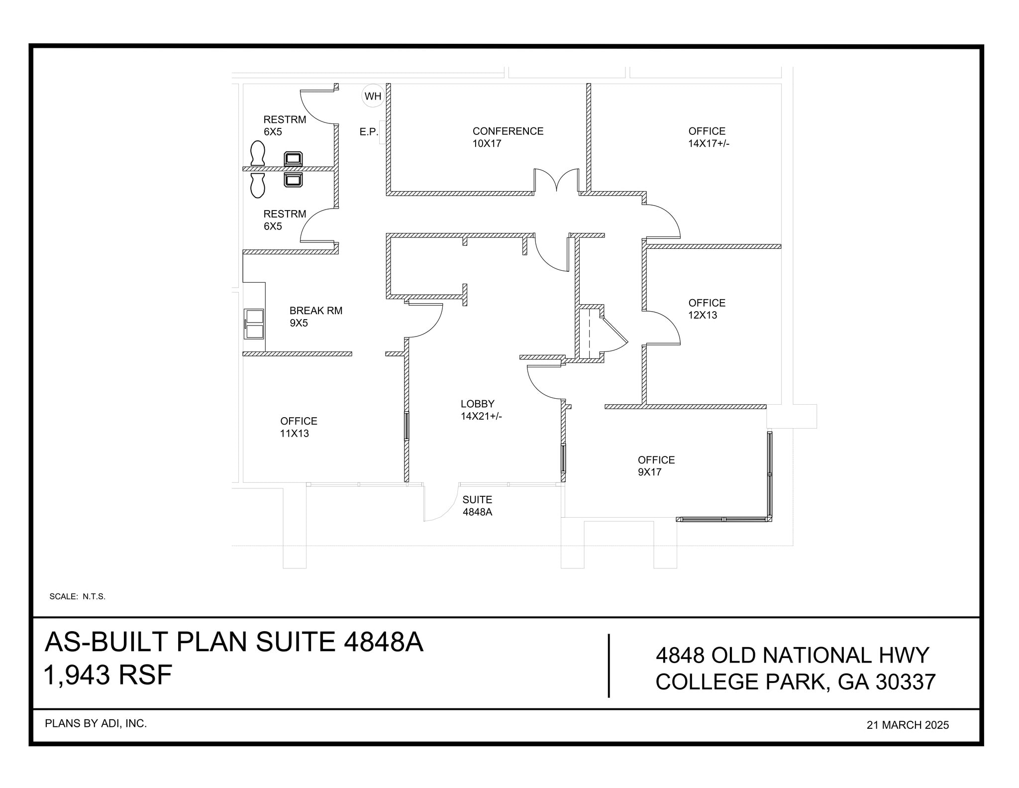 4810-4820 Old National Hwy, Atlanta, GA for lease Site Plan- Image 1 of 1