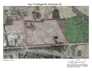Plus de détails pour E Highway 74 & Stegall Rd, Marshville, NC - Terrain à vendre
