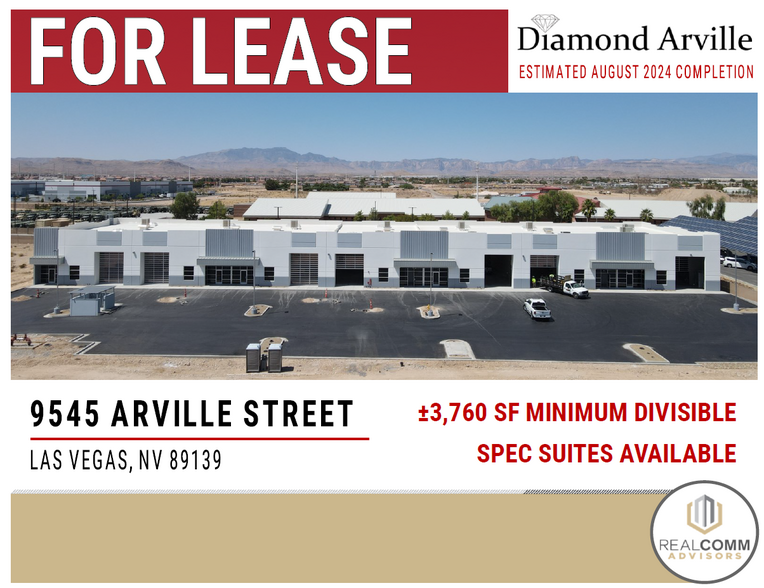 9545 Arville St, Las Vegas, NV for lease - Building Photo - Image 1 of 8