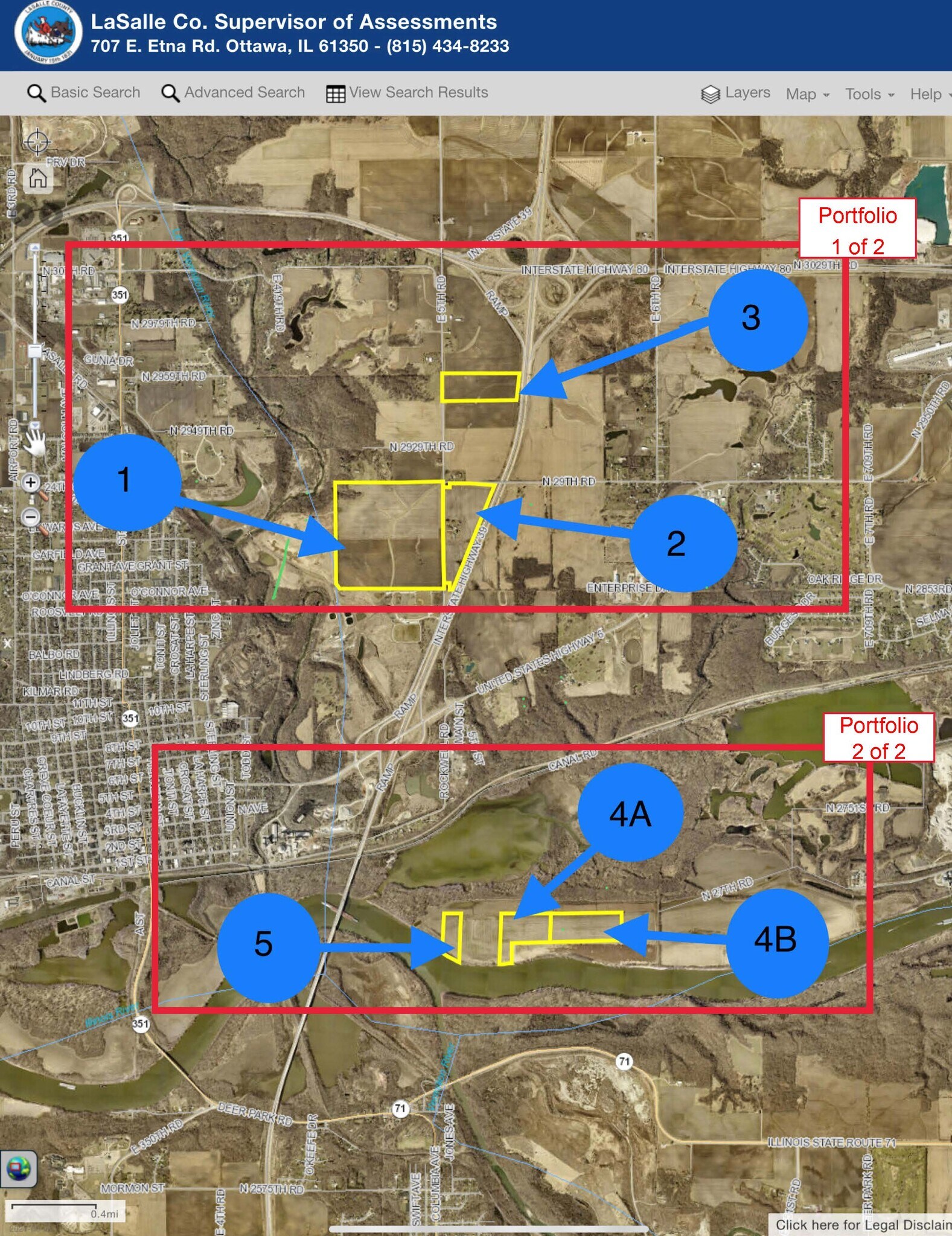 Land Portfolio For Sale, La salle, IL portefeuille de 3 propriétés à vendre sur LoopNet.ca Photo du bâtiment- Image 1 de 4