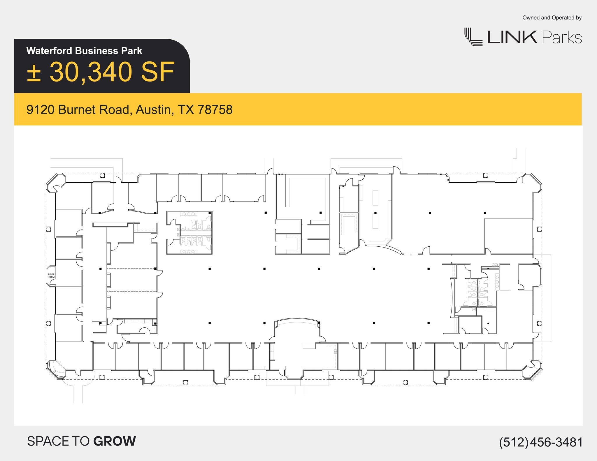 9229 Waterford Centre Blvd, Austin, TX for lease Floor Plan- Image 1 of 4
