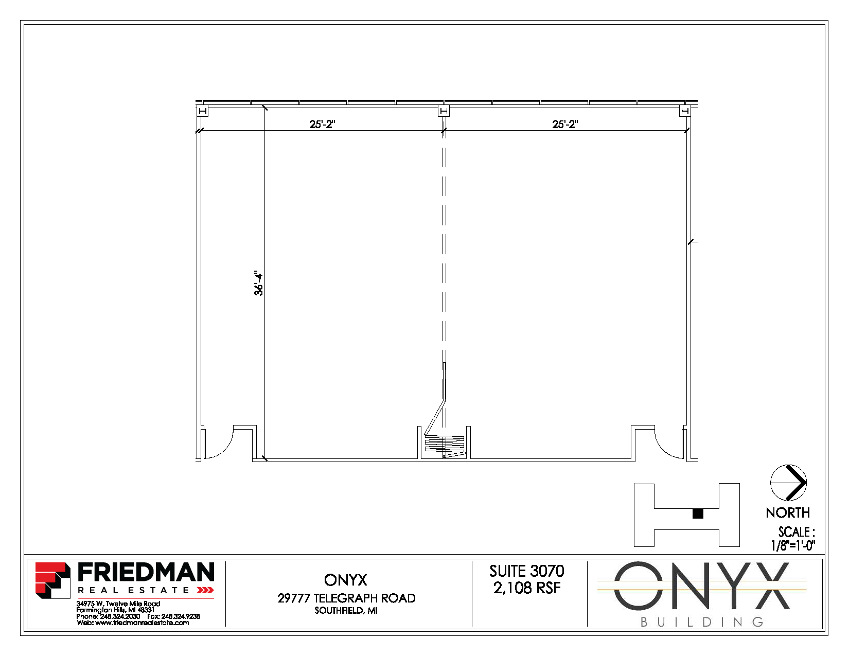 29777 Telegraph Rd, Southfield, MI for lease Floor Plan- Image 1 of 2