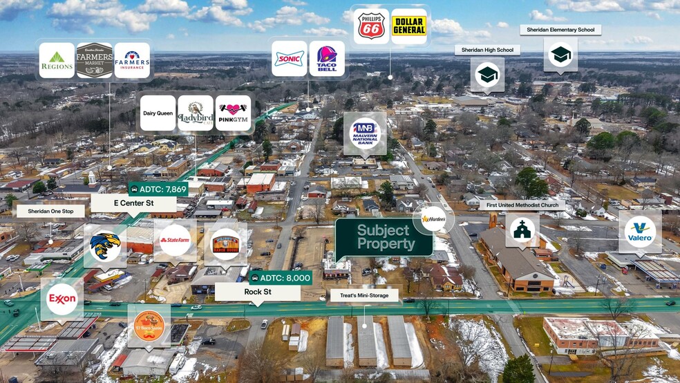 201 N Rock St, Sheridan, AR for sale - Building Photo - Image 2 of 3