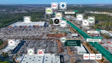 3545 Richland Ave W, Aiken, SC - Aérien  Vue de la carte - Image1