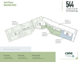 544 Lakeview Pky, Vernon Hills, IL for lease Floor Plan- Image 1 of 1