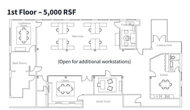 1517 W Carroll Ave, Chicago, IL for lease Floor Plan- Image 1 of 3