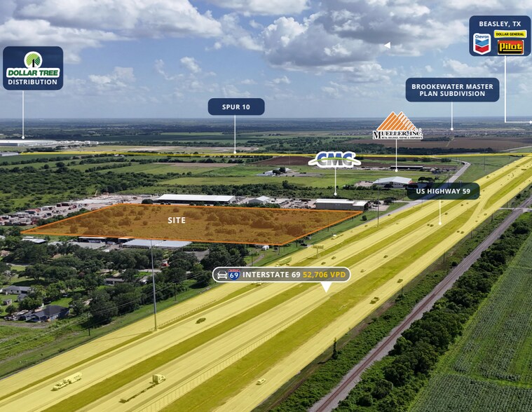 3227 US Highway 59 S, Rosenberg, TX for sale - Aerial - Image 3 of 5
