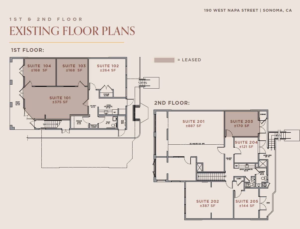 190 W Napa St, Sonoma, CA for sale Floor Plan- Image 1 of 1
