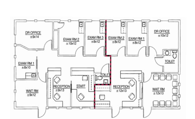 130 La Casa Via, Walnut Creek, CA for lease Floor Plan- Image 1 of 1