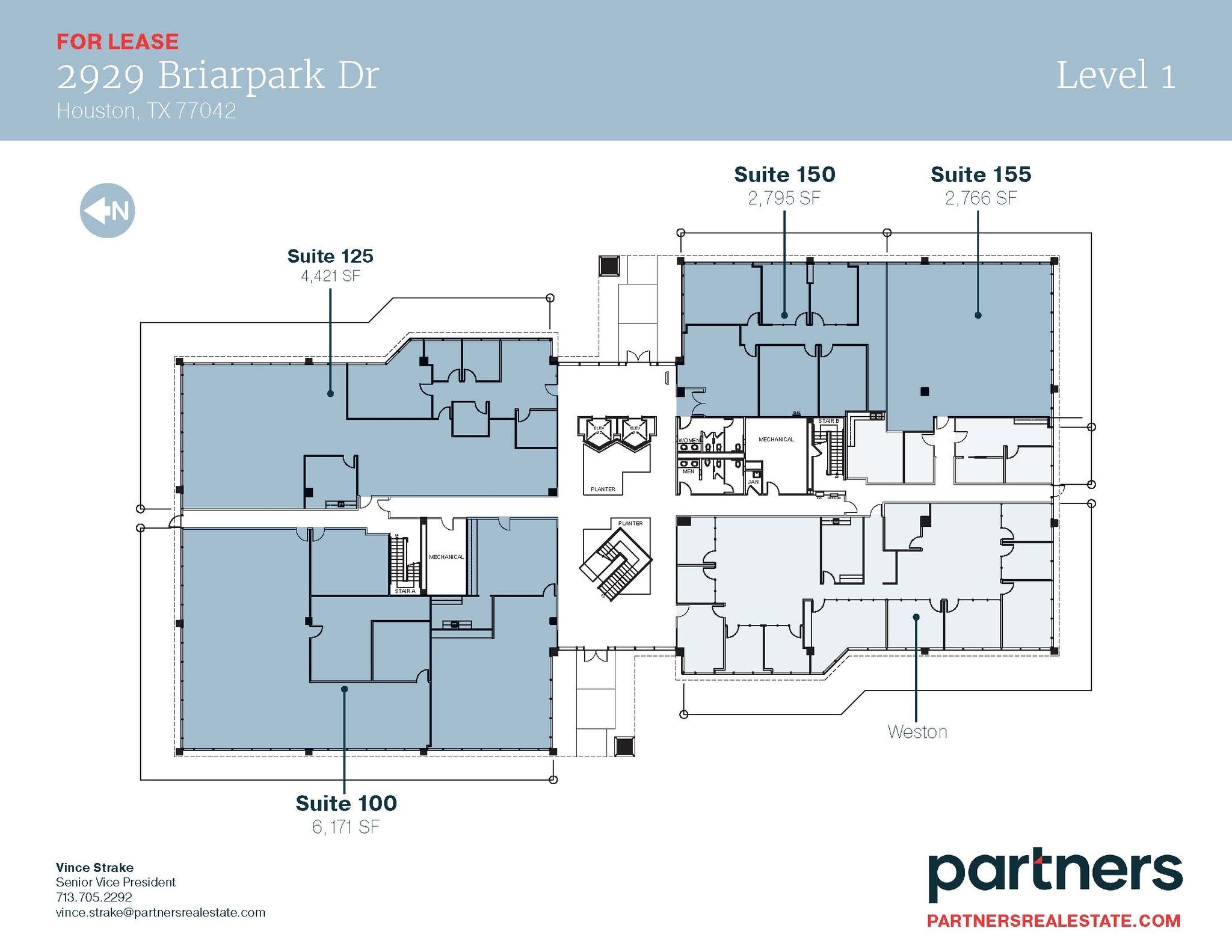 2929 Briarpark Dr, Houston, TX for lease Floor Plan- Image 1 of 2