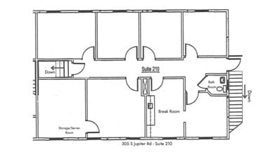 305 S Jupiter Rd, Allen, TX à louer Plan d’étage- Image 2 de 2