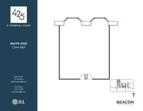 425 S Financial Pl, Chicago, IL for lease Floor Plan- Image 1 of 1