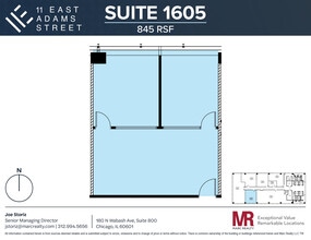 11 E Adams St, Chicago, IL for lease Floor Plan- Image 1 of 5