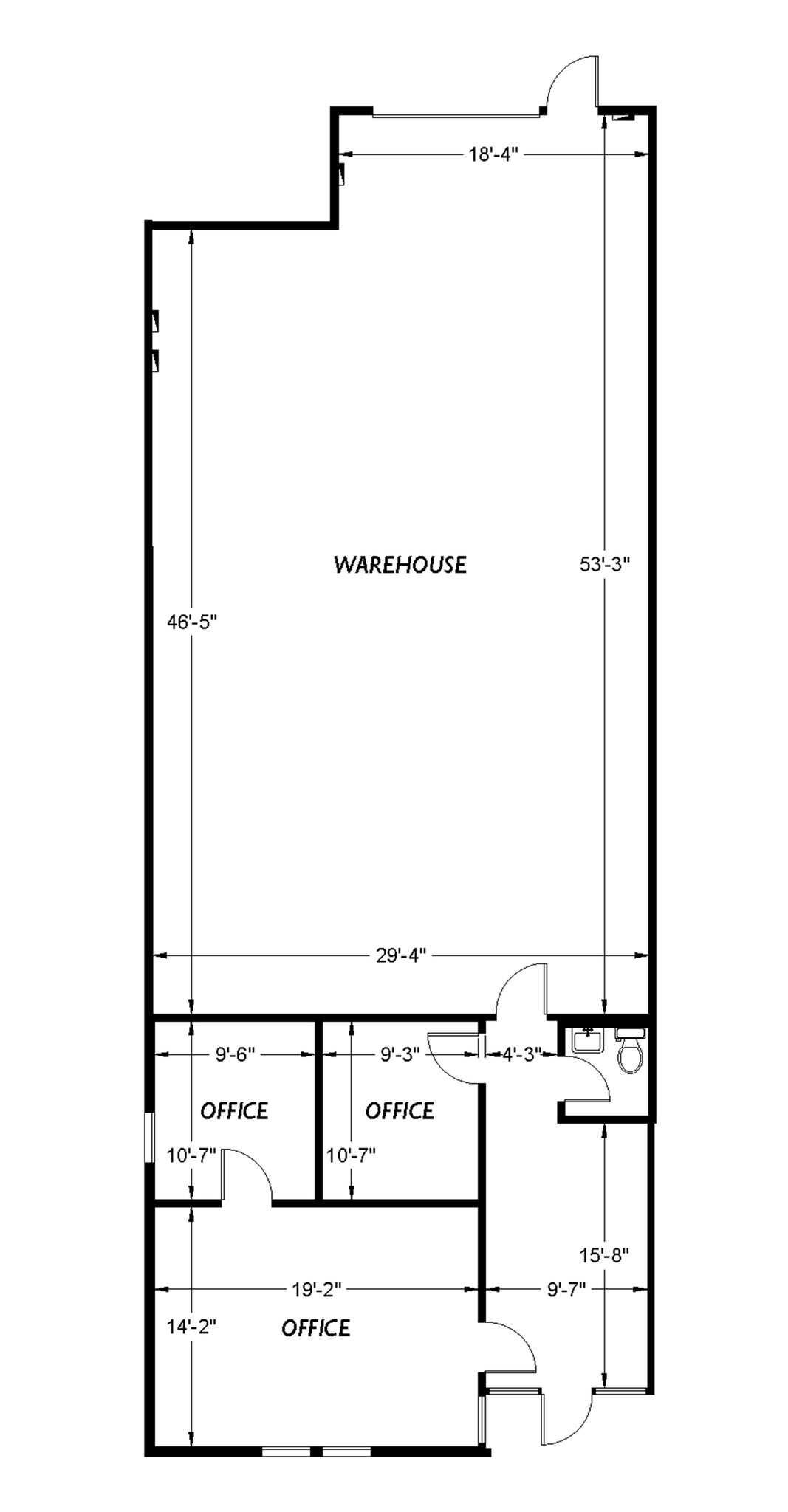 679-699 Strander Blvd, Tukwila, WA à louer Plan d’étage- Image 1 de 1
