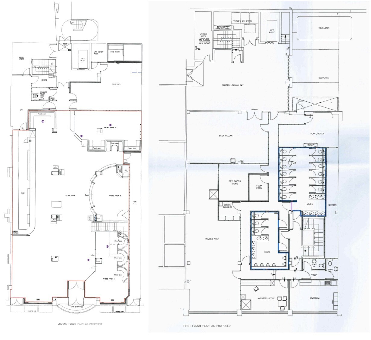 1-3 Broadway, Peterborough à louer Plan d’étage- Image 1 de 2